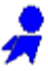 blue person
